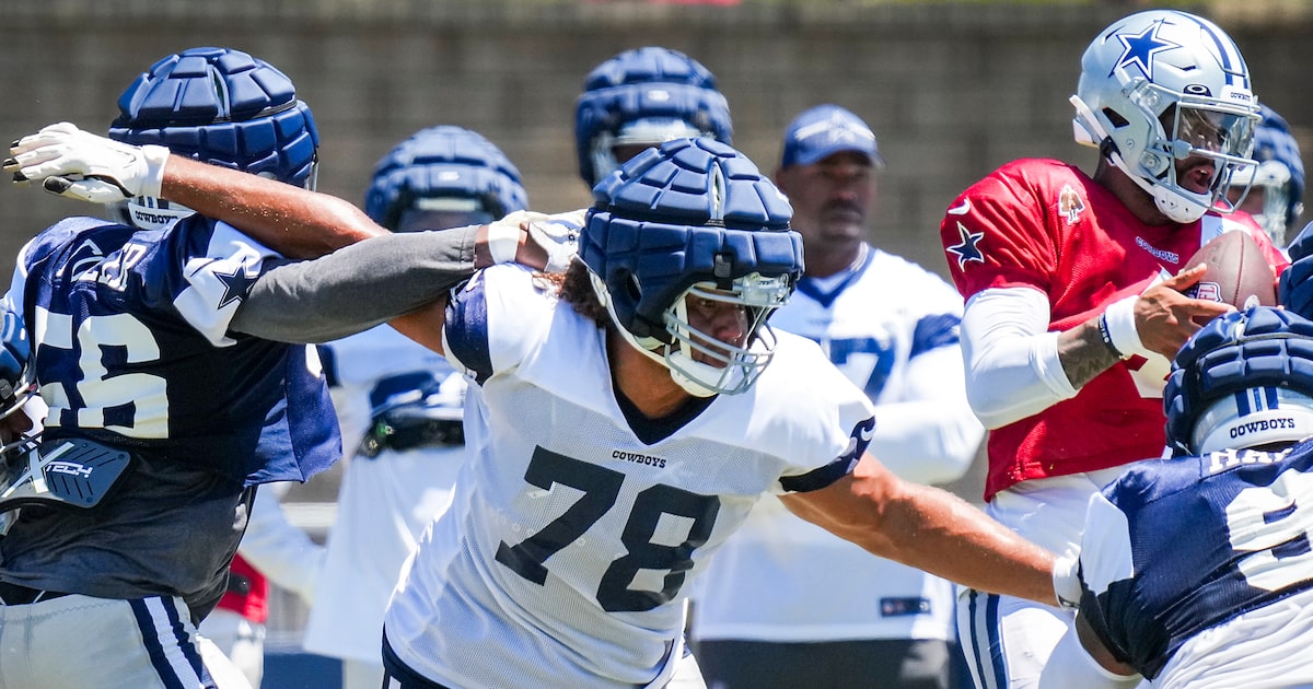 Dallas Cowboys listing RT Terence Steele as day-to-day with right ankle injury