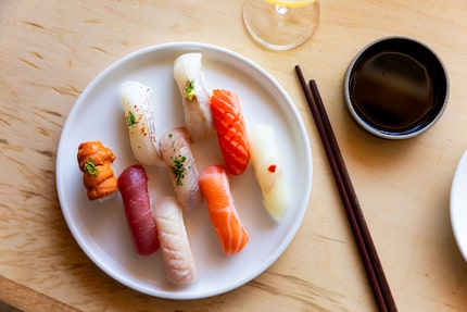 Neighborhood Sushi's menu includes nigiri, sashimi and more. The restaurant is expected to...