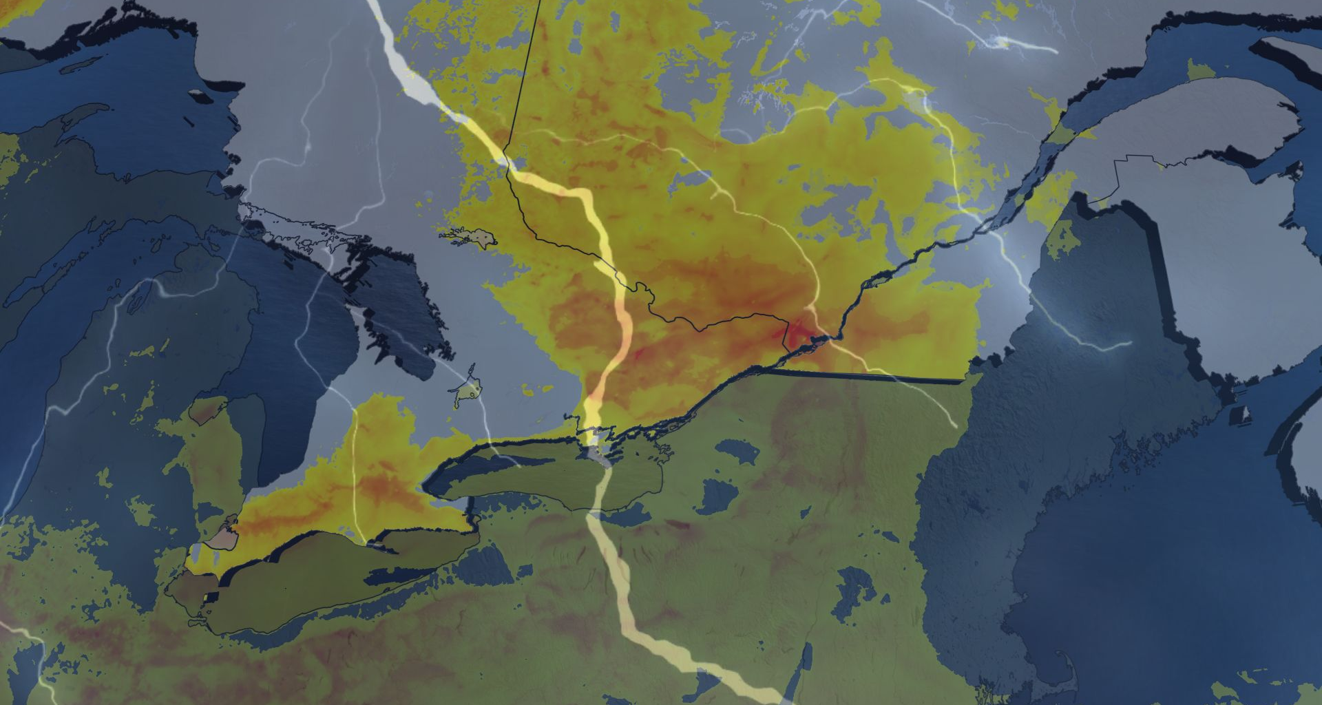 Thursday's storms threaten heavy downpours and large hail in Ontario, Quebec