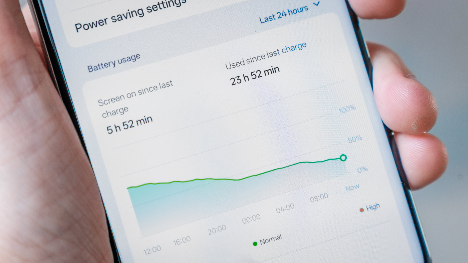 Battery Use Android Settings Menu