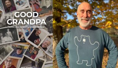 The cover of &quot;Good Grandpa&quot; and author Ted Page. (Courtesy of Regalo Press and Ted Page)