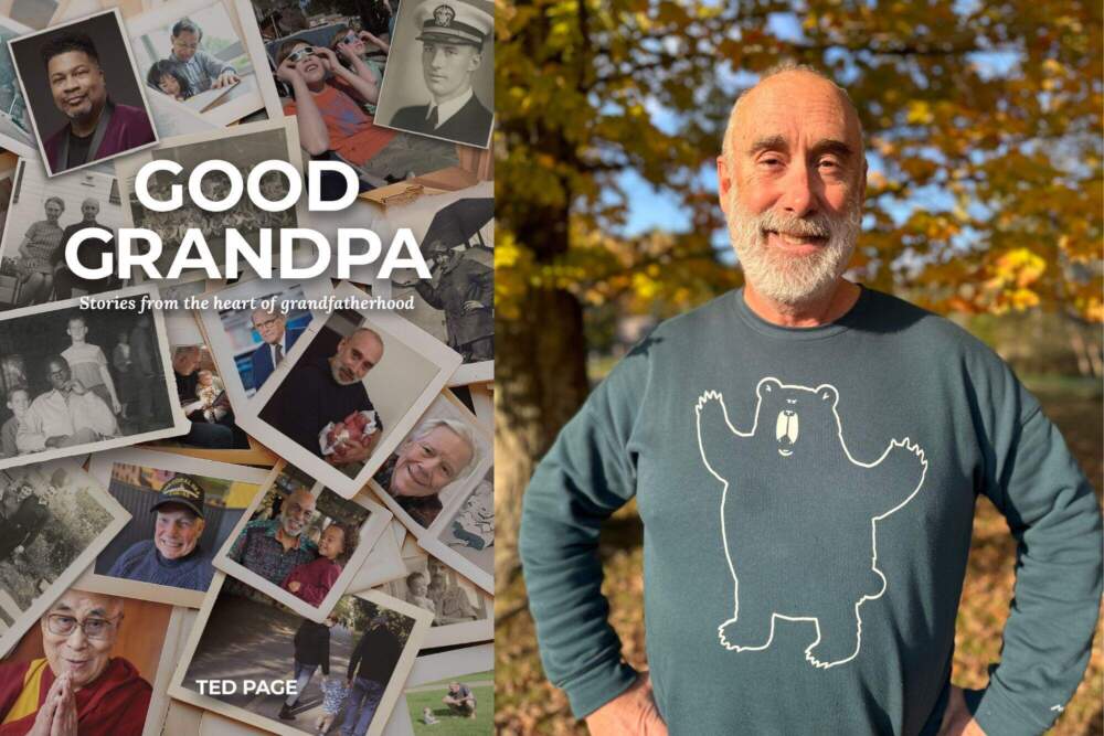 The cover of &quot;Good Grandpa&quot; and author Ted Page. (Courtesy of Regalo Press and Ted Page)