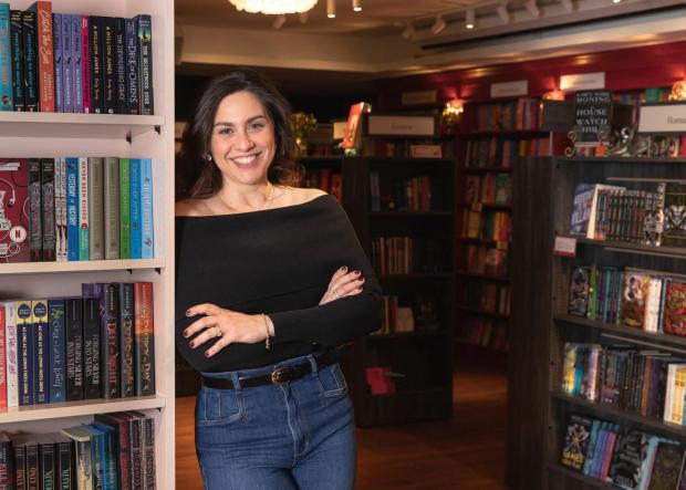 Lovestruck Books owner Rachel Kanter poses in her bookstore in Cambridge, Massachusetts on Dec. 15, 2024. (Reagan Byrne/Lovestruck Books via AP)