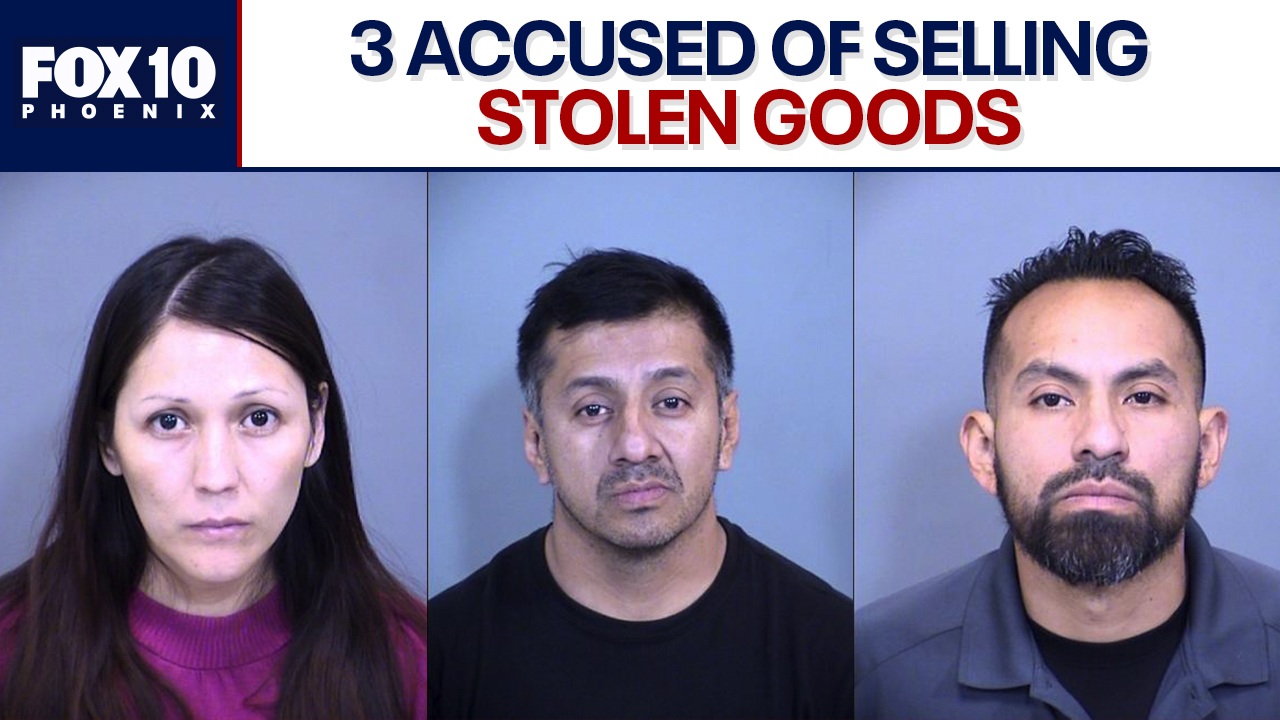 3 Arizonans accused of selling stolen merchandise