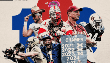Ranking college football’s 100 best rivalries. Who earned the top spot?