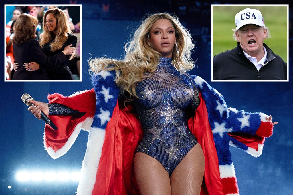 Trump demands Kamala Harris, Beyoncé, Oprah be prosecuted over 2024 campaign payouts: 'Totally illegal'