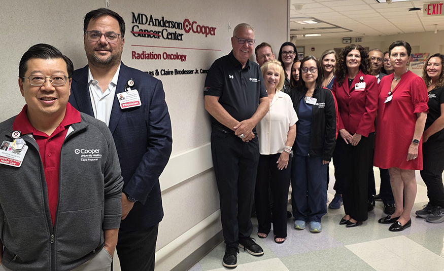 MD Anderson at Cooper Radiation Oncology suite
