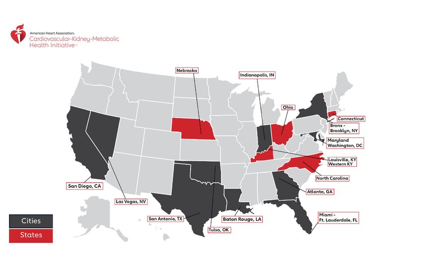 15 regions chosen for groundbreaking effort to reduce cardiovascular disease