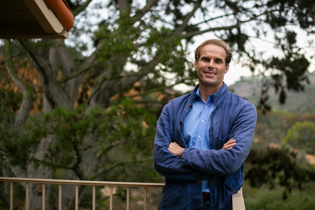 Cody Petterson poses at his home in La Jolla, CA.
