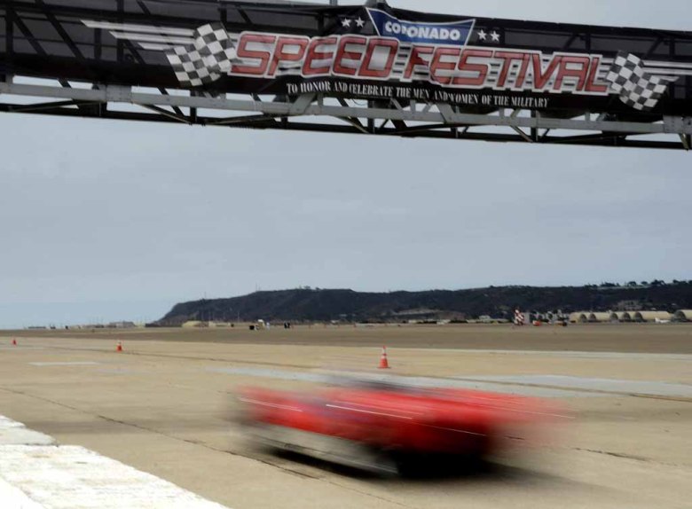 Nine race groups from sports to formula to NASCAR autos in Coronado in 2014.