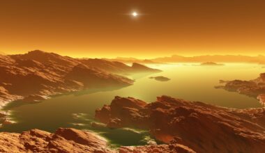 Huygens captured this aerial view of Titan from an altitude of 33,000 feet. Credit: ESA/NASA