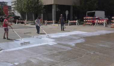 Painting of new mural in downtown Fargo begins