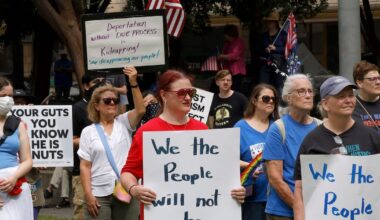 Dallas community gathers downtown for Independence Day rally, protests Trump admin