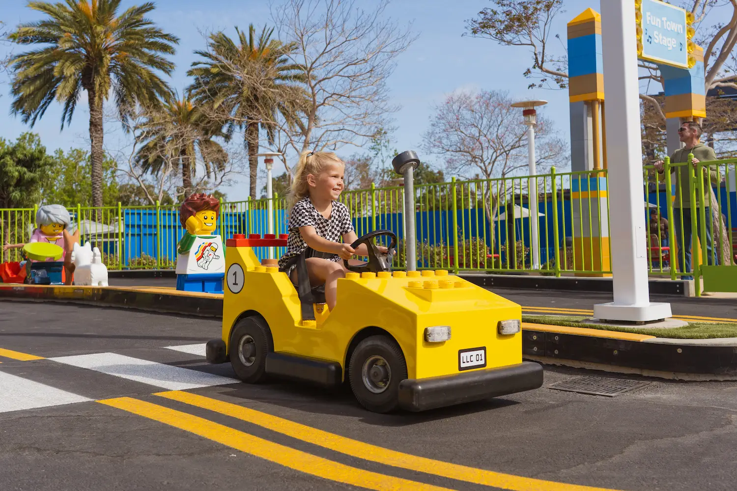 Fun things to do with kids in San Diego featuring Legoland Carlsbad's re-opened Driving School 
