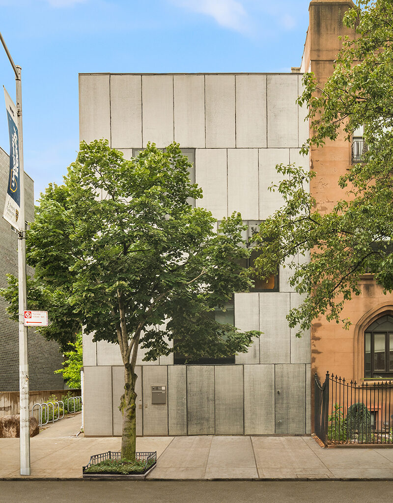 The Fort Greene townhouse was designed by the British architect David Adjaye for Lorna Simpson and James Casebere in 2006.