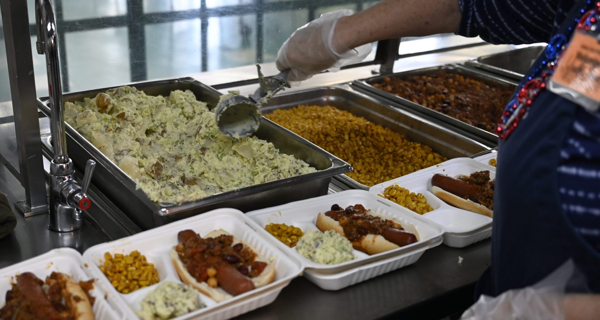 Father Joe’s Villages serves July 4th meal to hundreds in need