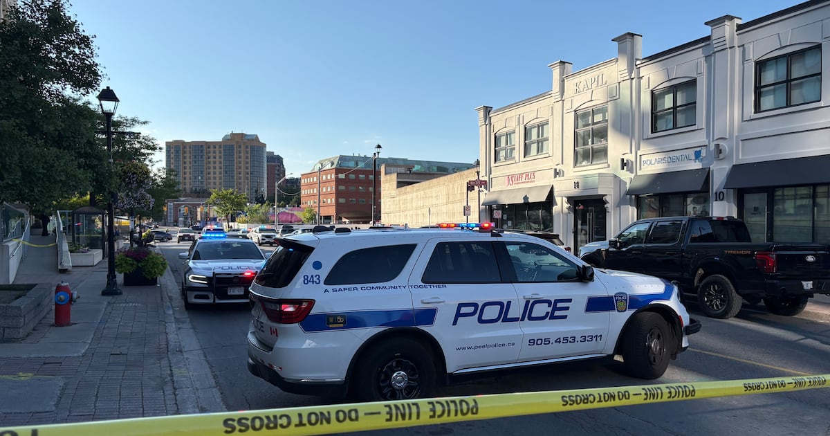 Brampton shooting: man taken to hospital