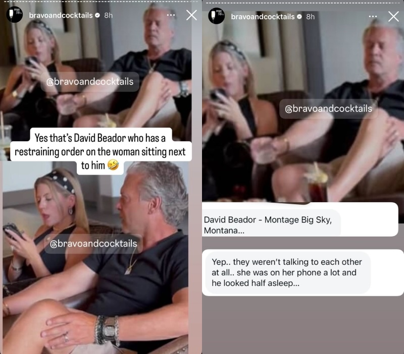 RHOC David and Lesley Beador Spotted Together After Restaining Order Filing