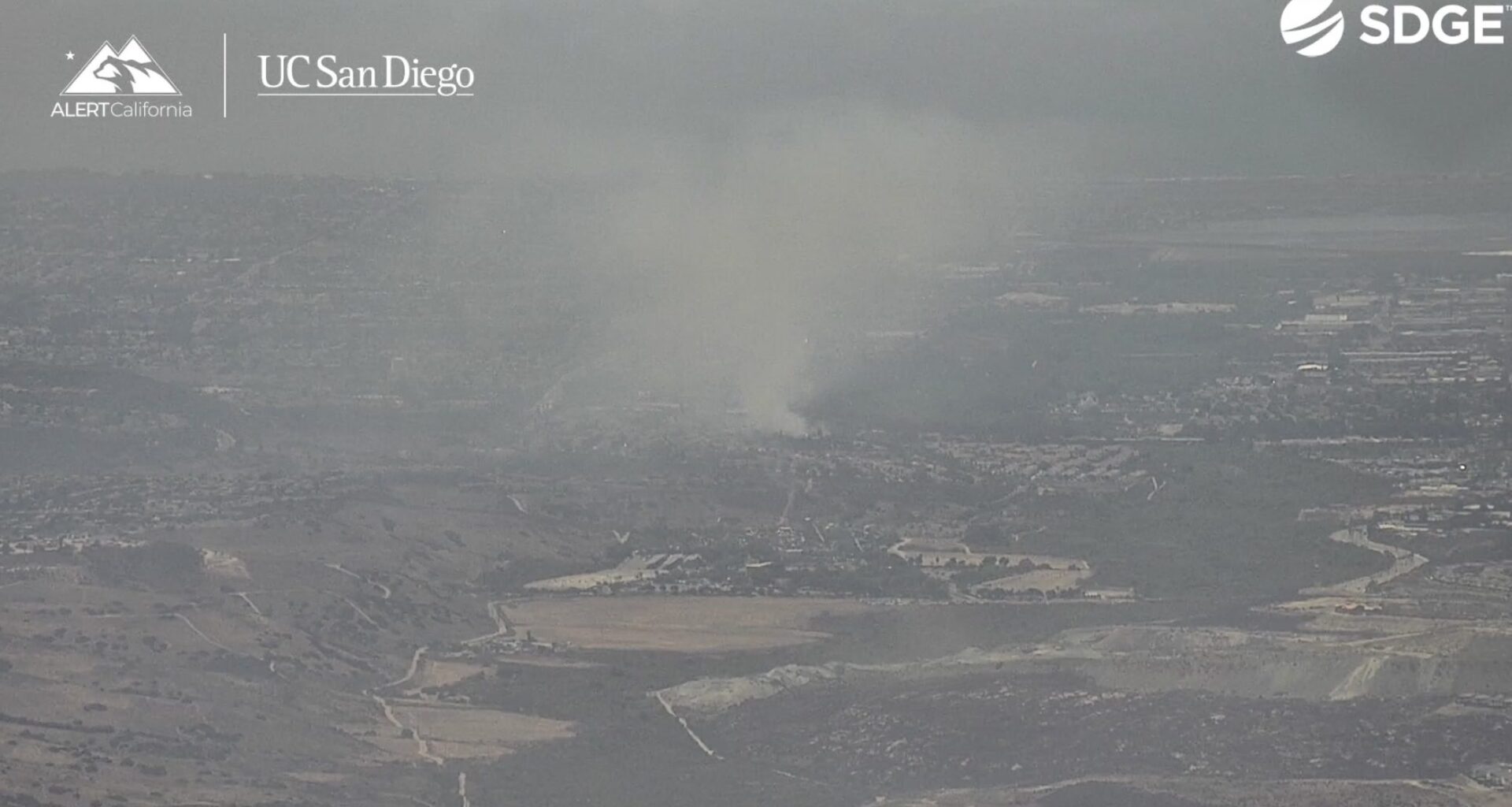 Three fires break out in San Diego County, largest near Camp Pendleton