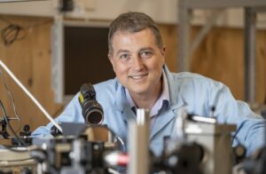 Dragomir Neshev with meta-optical system