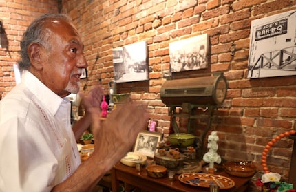 Lanny P. Lancarte, Sr. explains the history of his family's 90-year-old restaurant, Joe T....