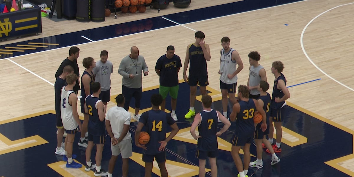 Notre Dame men’s basketball getting new players up to speed