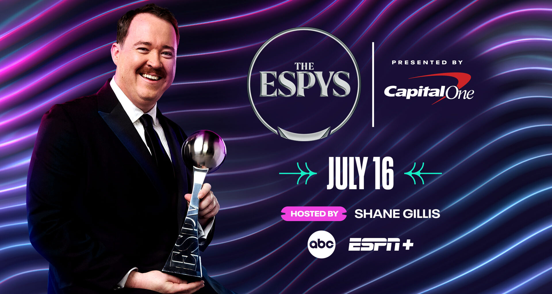 Icon Award, Presenters, Attendees, and Musical Performances Announced for The 2025 ESPYS Presented by Capital One, Airing Live Wednesday, July 16 at 8pm ET/ 7pm CT on ABC and Streaming on ESPN+