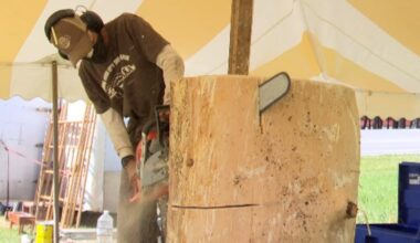 World’s best chainsaw sculptors compete in Burrville