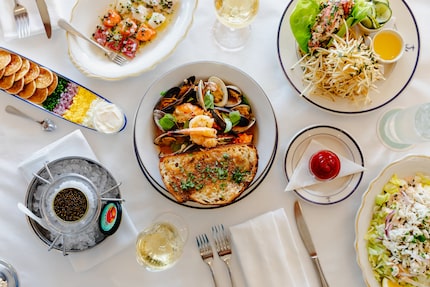 Clark's Oyster Bar's patio will overlook Dallas' Katy Trail. Managing partner Larry McGuire...