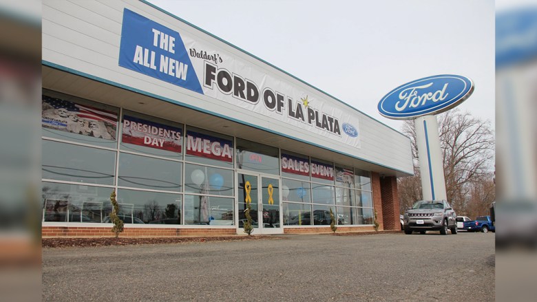 La Plata Ford operates solely as a service center