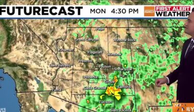 Rain chances, cooler temps kick off this week in Phoenix