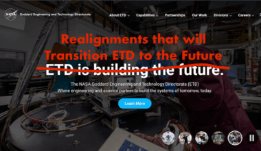 NASA GSFC ETD Is [insert buzzword] Itself