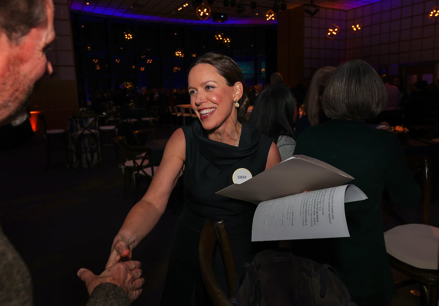 Blue Cross Blue Shield chief executive Sarah Iselin was among nearly 50 employees from the insurance giant to make donations to several of Massachusetts' top Democrats last year.