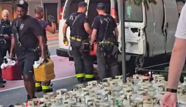 Van Packed with Propane Tanks Sparks Hazmat Response on W42nd Street