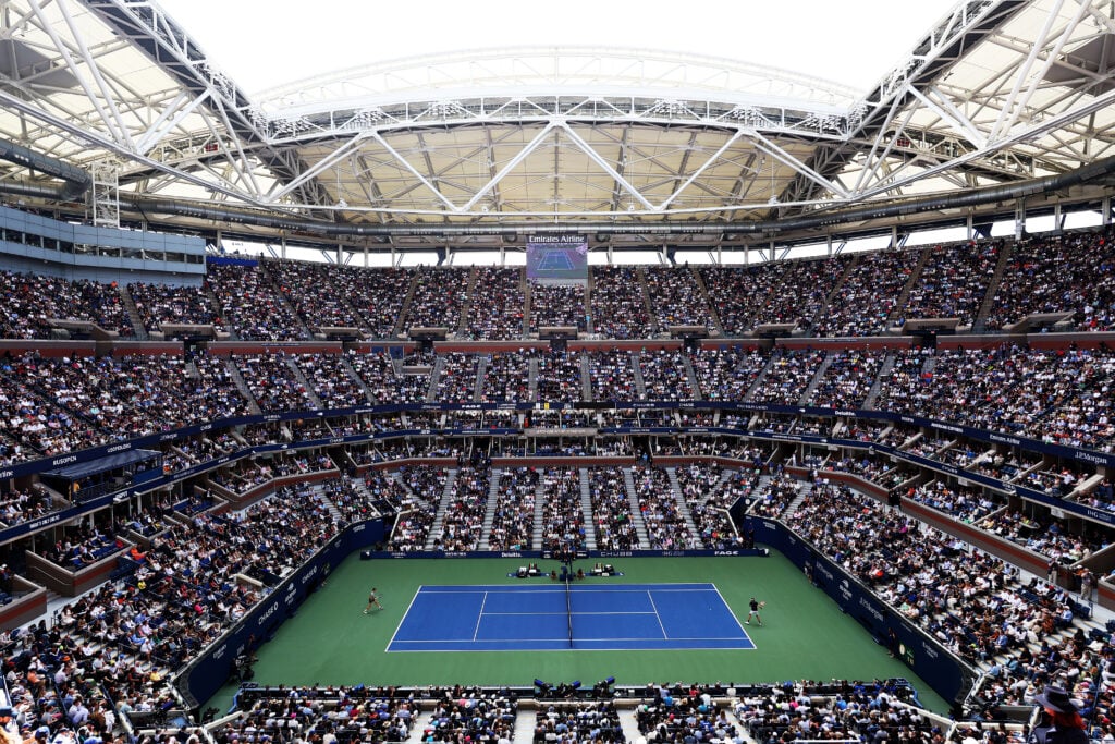 Arthur Ashe Stadium.