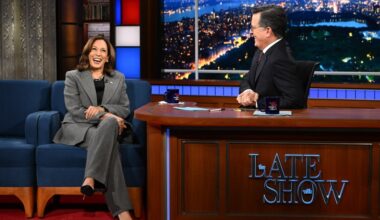 Kamala Harris To Visit ‘The Late Show With Stephen Colbert’