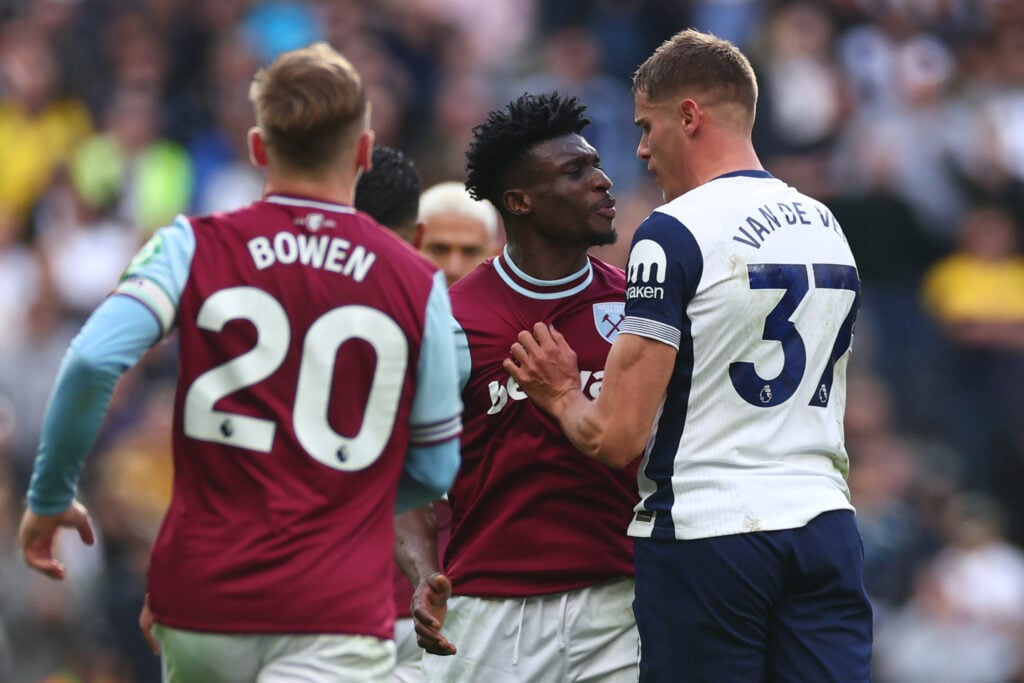 Mohammed Kudus and Micky Van de Ven Tottenham