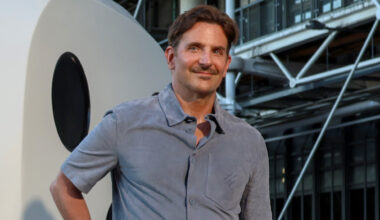 Bradley Cooper at Paris Fashion Week in June.