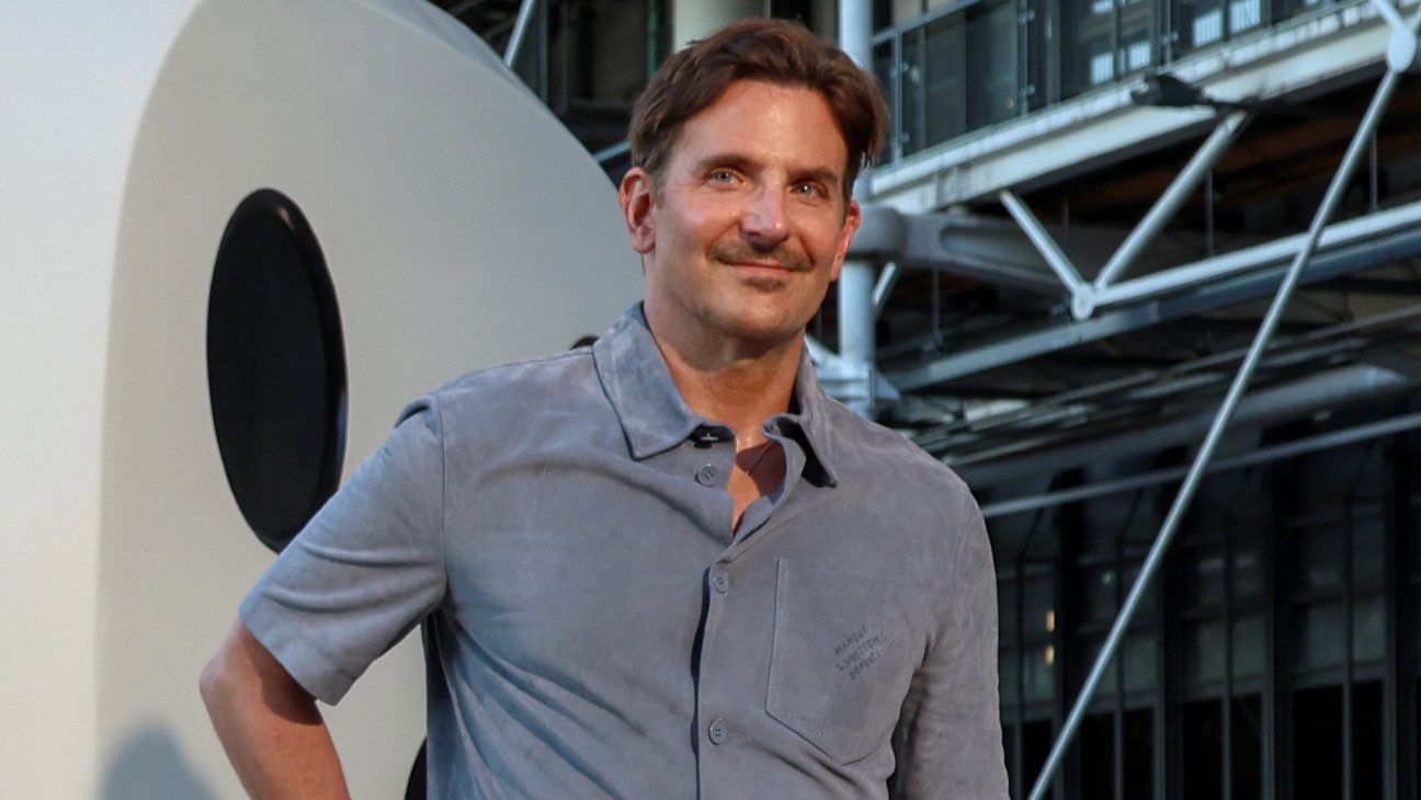 Bradley Cooper at Paris Fashion Week in June.