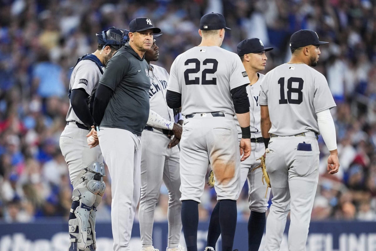 Aaron Boone says Yankees are ‘best team in the league’ after getting swept from first place