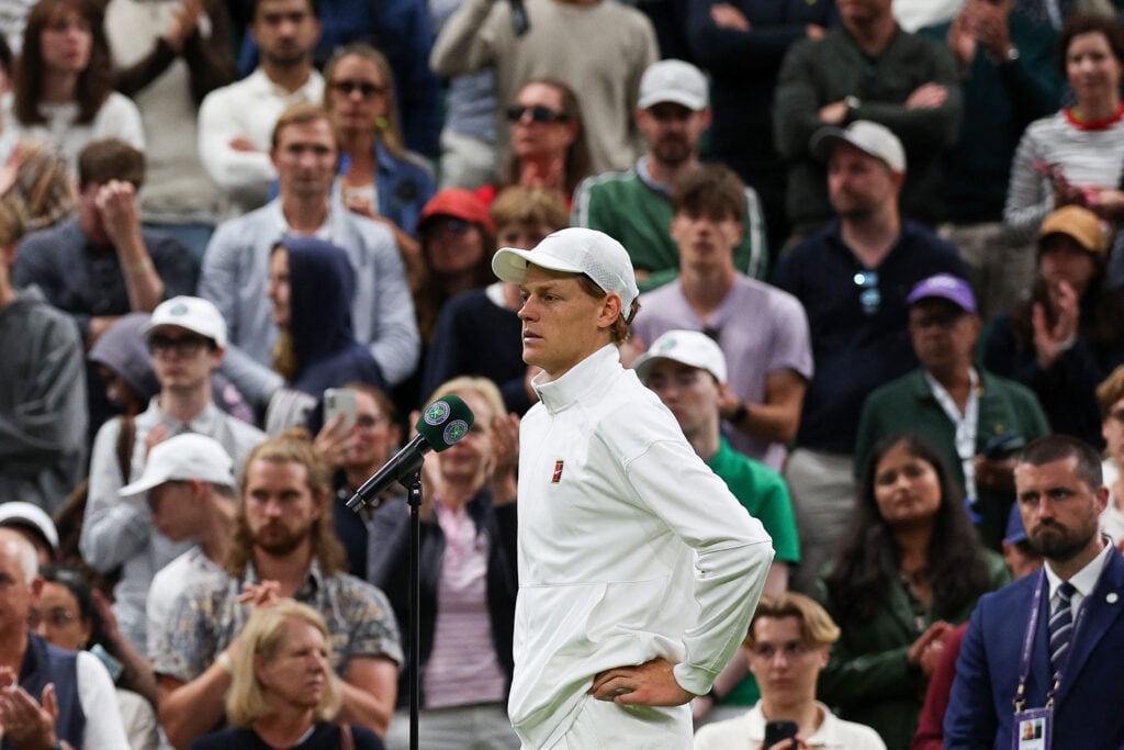 Jannik Sinner after beating Grigor Dimitrov.