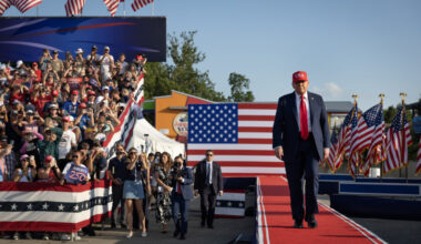 President Trump Delivers Remarks At The Iowa State Fairgrounds