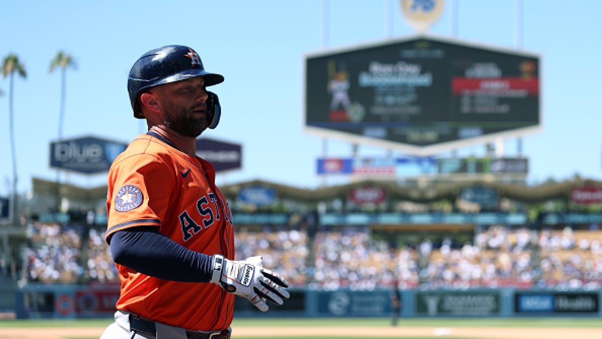 Astros complete sweep of Dodgers with 5-1 victory – NBC Los Angeles