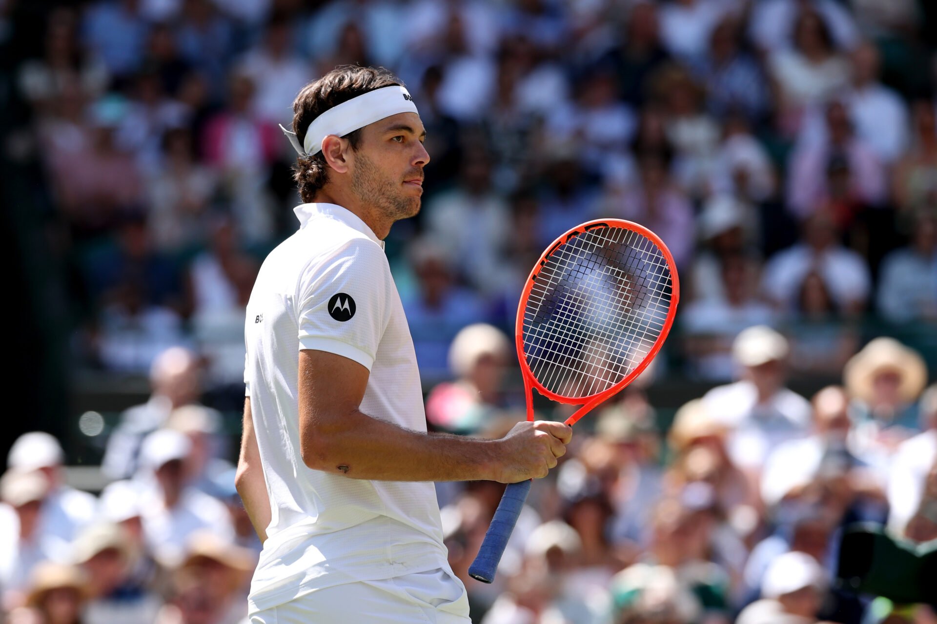 Taylor Fritz wins his Wimbledon quarter-final.