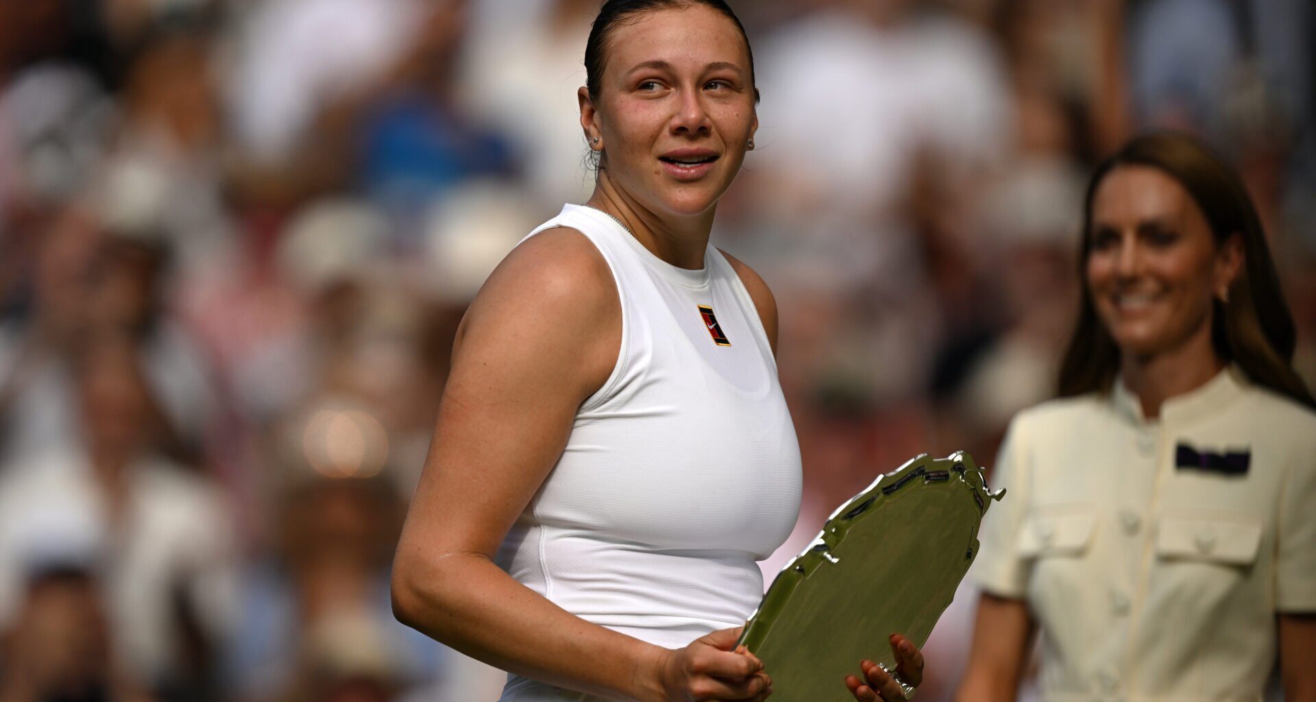 Amanda Anisimova responds when asked if she feels ready for a deep run at the US Open after Wimbledon