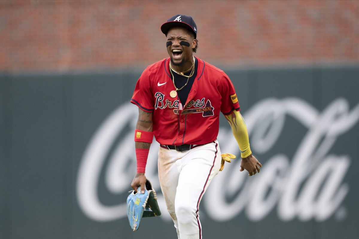 Ronald Acuña Jr.’s jaw-dropping double play throw channels ‘Roberto Clemente’