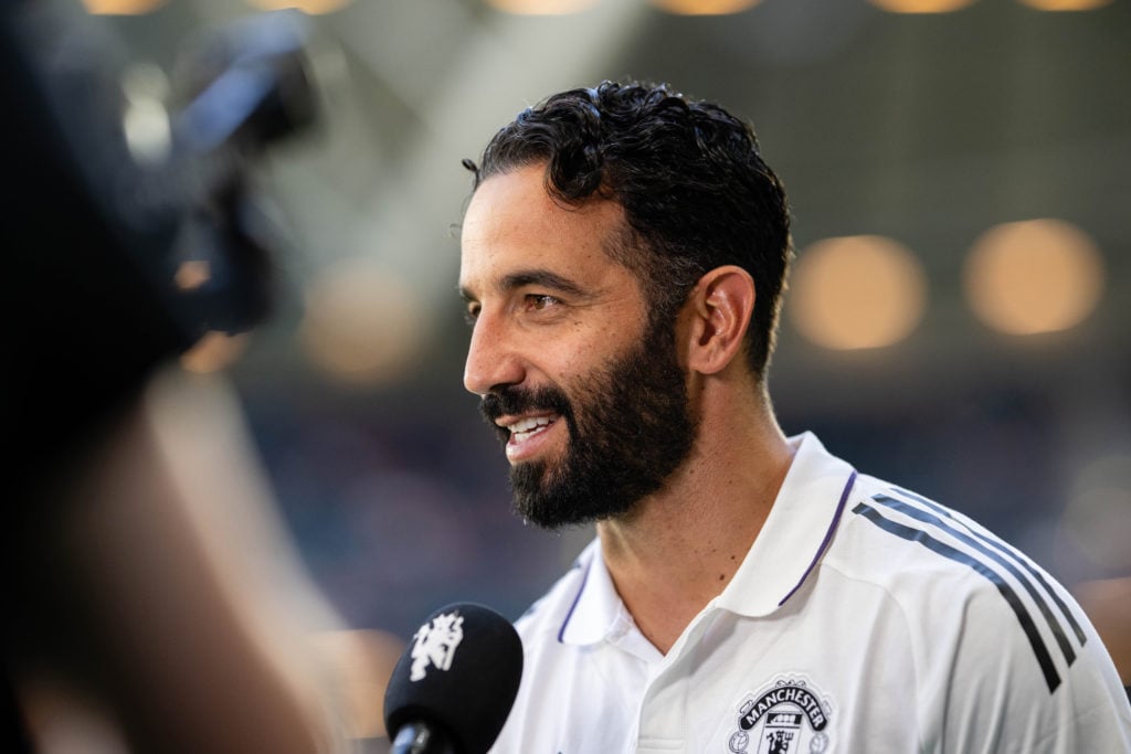 Ruben Amorim interviewed in Sweden during pre-season.