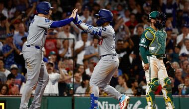 Shohei Ohtani’s home run streak ends at 5 games in Dodgers’ win over Red Sox at Fenway Park – NBC Los Angeles