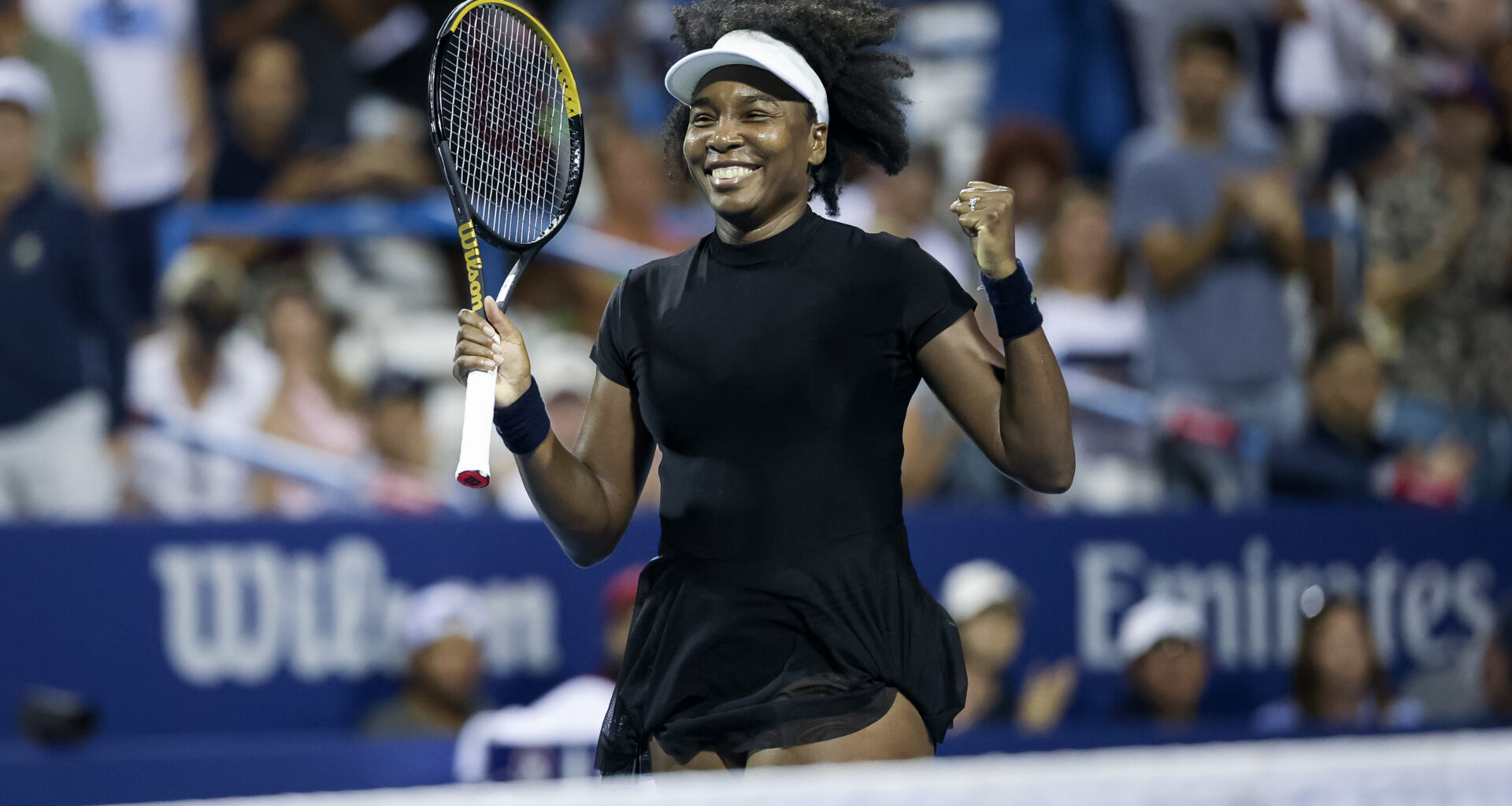 At 45, Venus Williams wins first match in 16 months