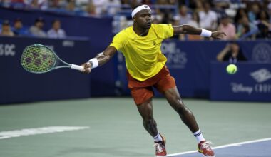 Frances Tiafoe shares what he's noticed about the tennis courts at the Washington Open after reaching the third round